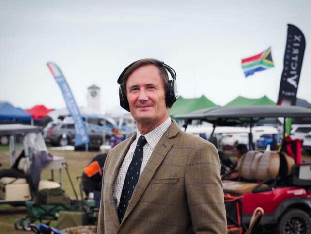 Simon Lee, secretary general of the National Rifle Association (NRA), speaking at the Gun Trade Association’s Annual General Meeting at Bisley, where he outlined the NRA’s priorities for supporting the shooting community.