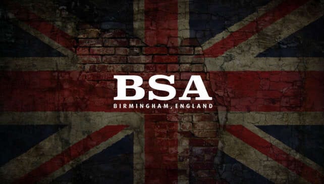 BSA Guns Birmingham England logo